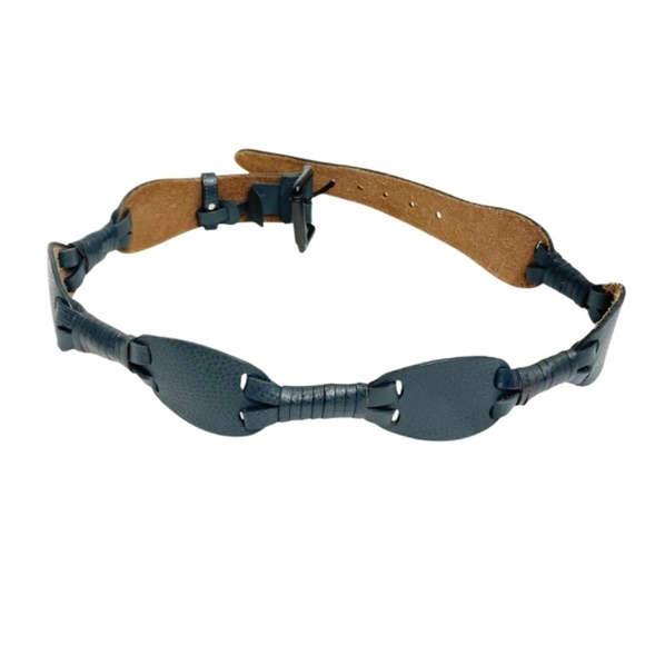 Charcoal Gray Leather Belt 🤍 - Picture 4 of 8